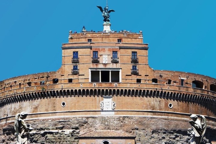 a castle on top of Castel Sant'Angelo